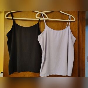 Time and Tru Black and Purple Cami Bundle Size XXL